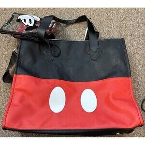 Brand New Disney BioWorld Mickey Mouse 3 Piece Tote Set New With Tags.